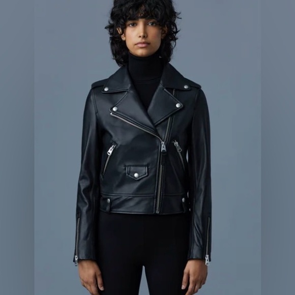 Baya Leather Biker Jacket - Picture 5 of 6